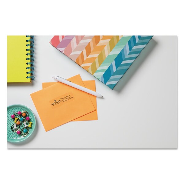 Glossy Clear Easy Peel Mailing Labels, Inkjet/Laser, 1x2.63, PK300