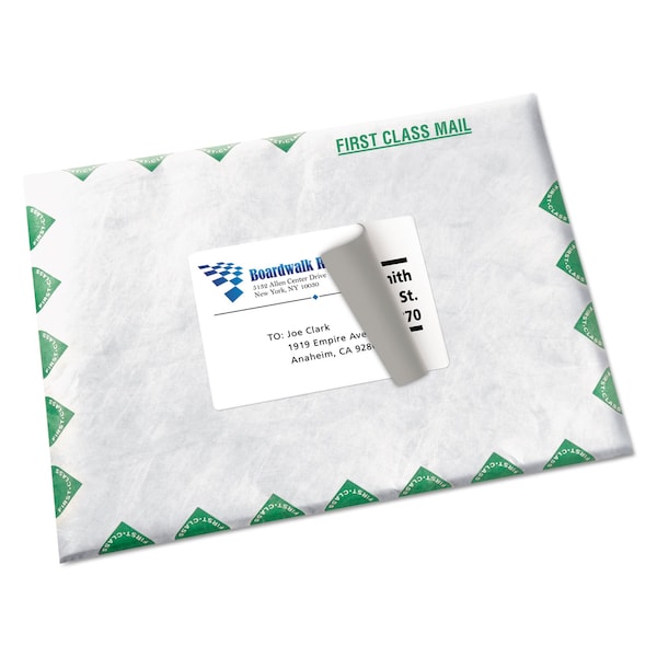 TrueBlock-« White Shipping Labels, 4UP, Pk100