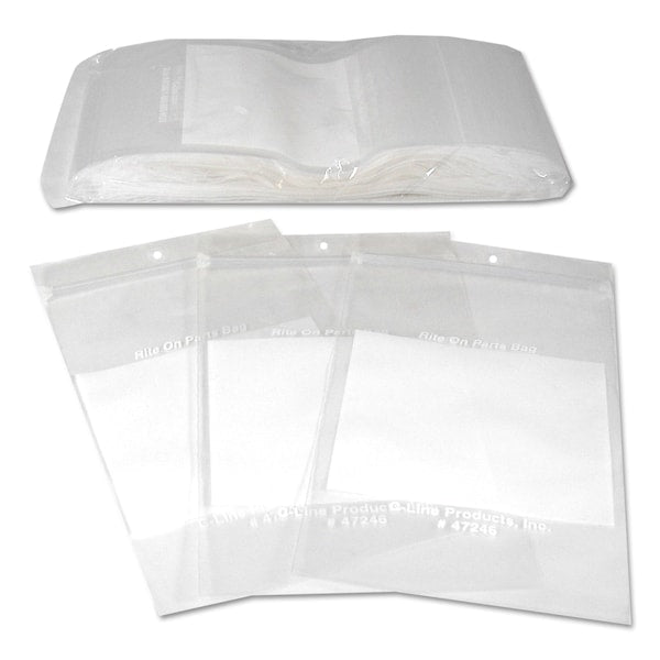 Write-On Reclosable Poly Bag 6" x 4", PK1000