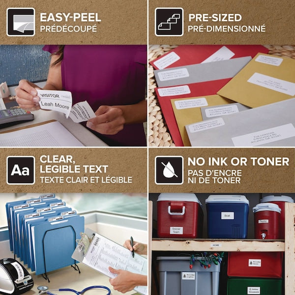 LabelWriter White Shipping Labels, 4x6", 220 Labels