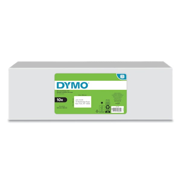 LW Extra-Large Shipping Labels, 4" x 6", White, 220/Roll, PK10