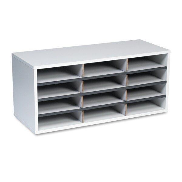 Sorter, 12 Compartment, Dove Gray