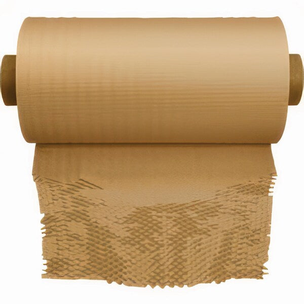 HexcelWrap Kraft Paper Cushioning Roll, 15.25 in. x 840 ft, Brown Kraft