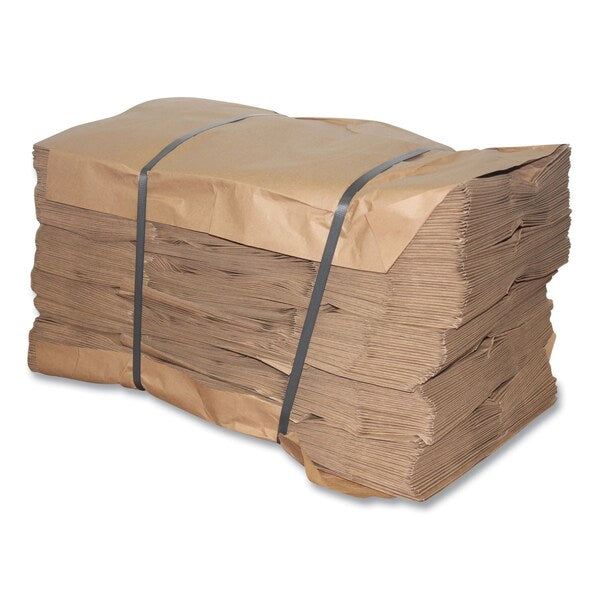 Kraft Paper Bags, Natural Kraft Flat Handles, 13" x 7" x 17", Natural, PK250