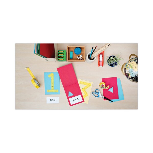 Double Sided Tape, Permanent, 1/2x250 in.