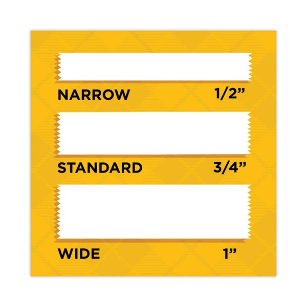 Double Sided Tape, Permanent, 1/2x250 in.