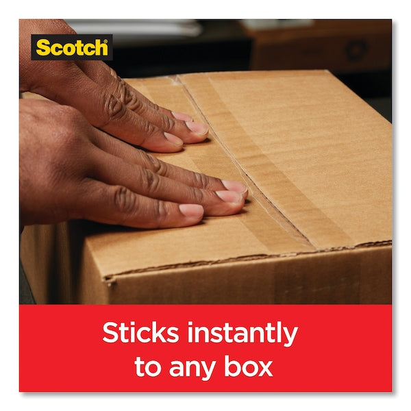 Box Lock Shipping Packaging Tape, 3" Core, 1.88" x 54.6 yd, Clear, PK6