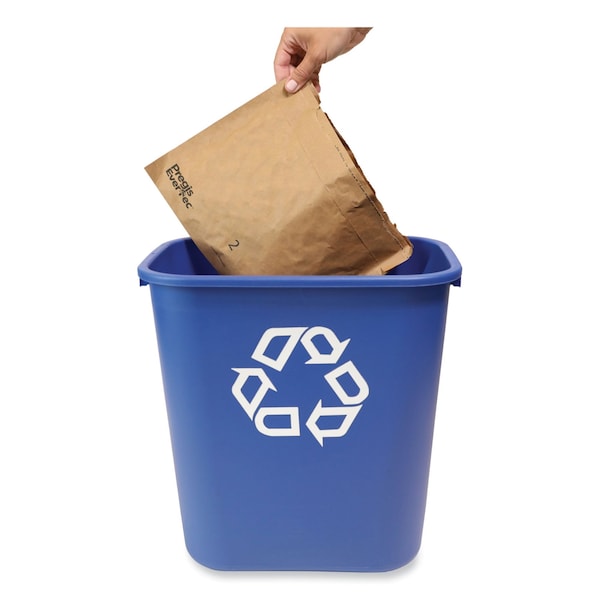 EverTec Curbside Recyclable Padded Mailer, #4, Kraft Paper, Self-Adhesive, 14x9, Brown, 150PK