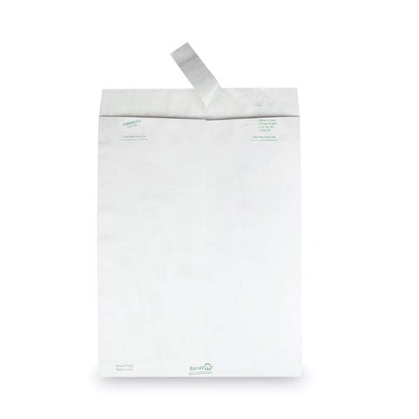 Tyvek Mailer, SideSeam, 10x13, White, PK50