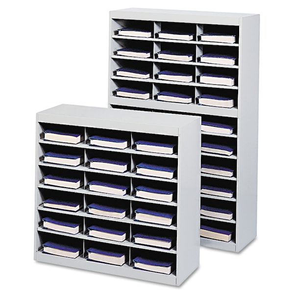 Steel Project Center Organizer, 18 Pockets, 37 1/2 x 15 3/4 x 36 1/2