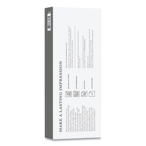 Parchment Envelope, #10, Commercial Flap, Gummed Closure, 4.13 x 9.5, Ivory, 50PK