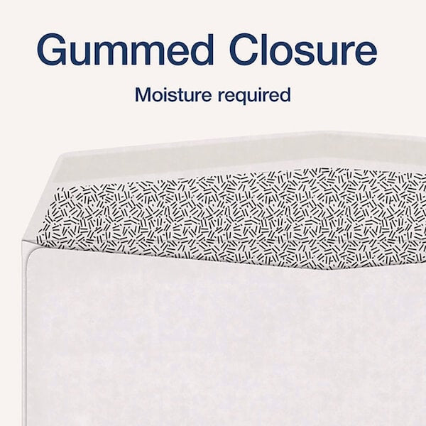 1099 Double Window Envelope, Commercial Flap, Gummed Closure, Contemporary Seam, 5.63x9, White, PK24