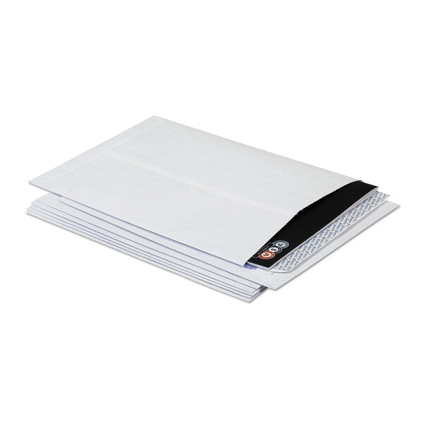 Gold Fibre Fastrip White Catalog Envelope, #10 1/2, 9 x 12, PK100