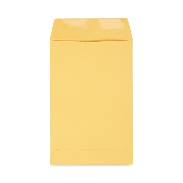 Catalog Envelope, 28 lb Bond Weight Kraft, #1 3/4, Square Flap, Gummed Closure, 6.5x9.5, 500PK