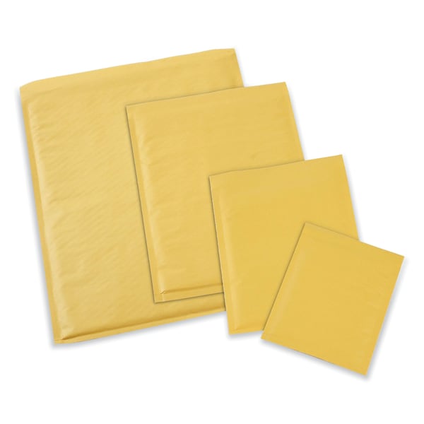 Peel Seal Strip Cushioned Mailer, #5, Extension Flap, Self-Adhesive Closure, 10.5 x 16, PK25, 25PK