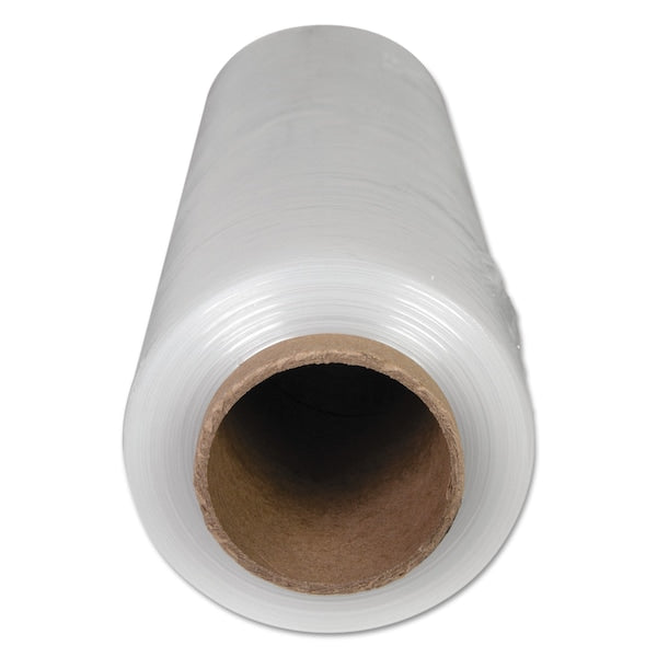 Handwrap Stretch Film, 18"x1500ft, PK4, 18" W x 1,500 ft L, Clear