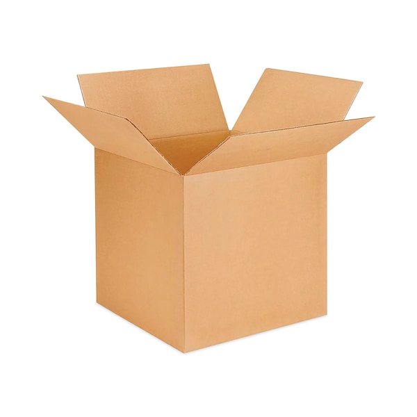 Fixed-Depth Brown Corrugated Shipping Boxes, RSC, Small, 6"x8"x5", Brown Kraft, PK25, 25PK