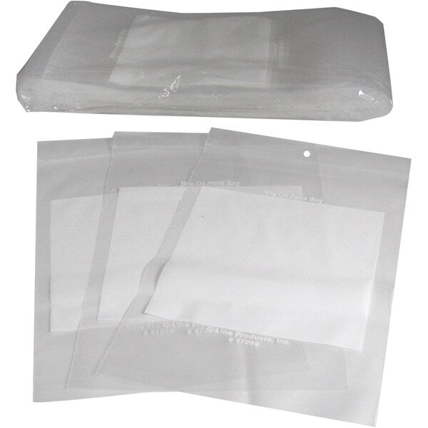 6" x 9" Reclosable Write-On Bags, PK 1000