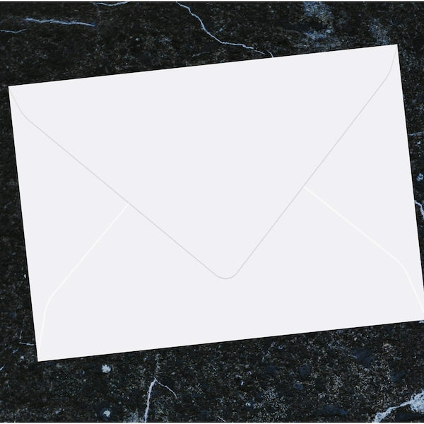 Envelope, EA5, Tissue Lined, White, PK25