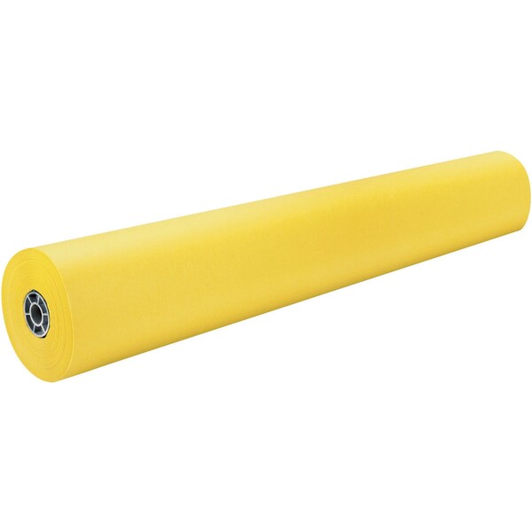 Colored Kraft Paper, 50#, 36", Yellow, 1/Roll