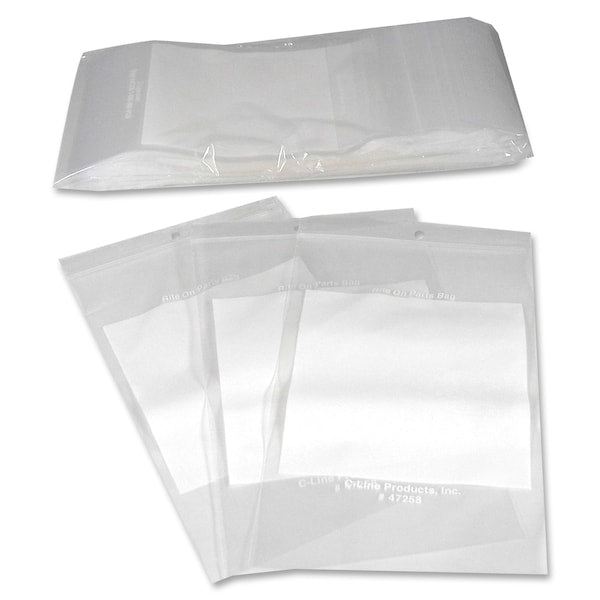 5" x 8" Reclosable Write-On Bags, PK 1000