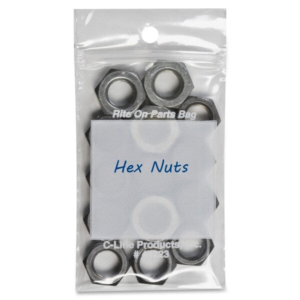 2" x 3" Reclosable Write-On Bags, PK 1000
