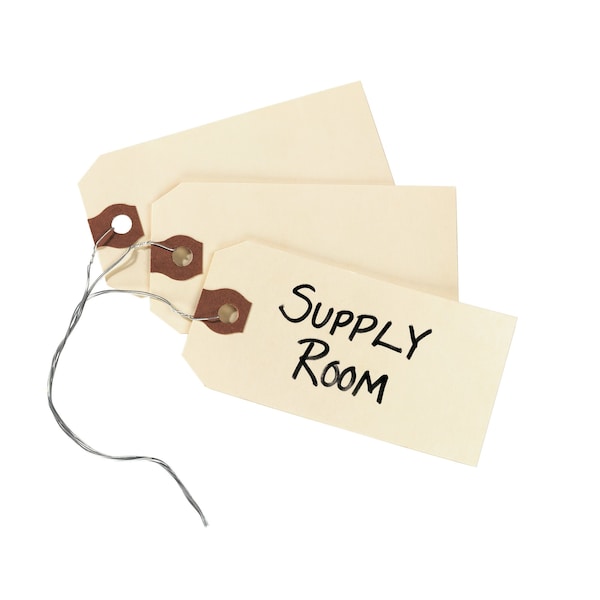 Shipping Tags with Wire, 11.5 pt, PK1000