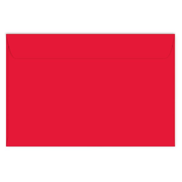 Envelope, Solid, 6"x9" Bright Red, PK25