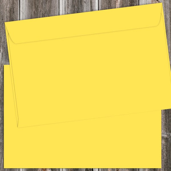 Envelope, Solid, 6"x9" Bright Yell, PK25