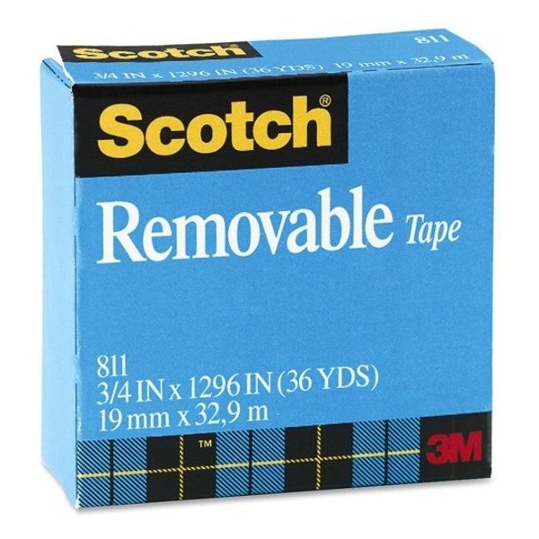 Tape, Rl, Removeable, 3/4X1296