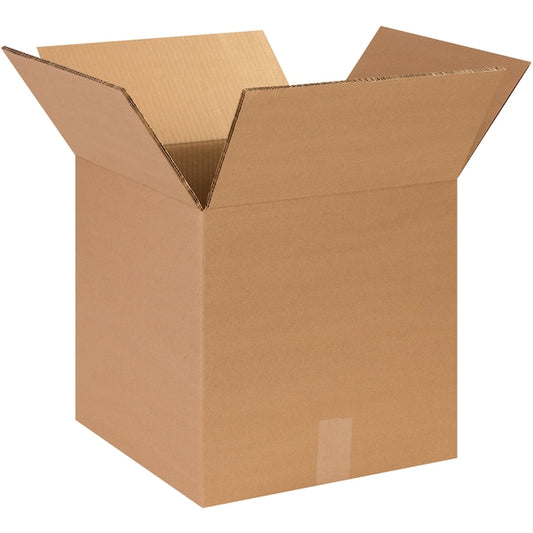 Double Wall Boxes, 14" x 14" x 14", Kraft, 15/Bundle
