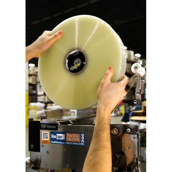 Carton Sealing Tape, Clear, PK6