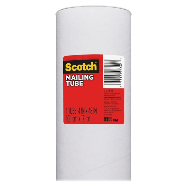Scotch Mailing Tube 7982, 4"x48", PK12