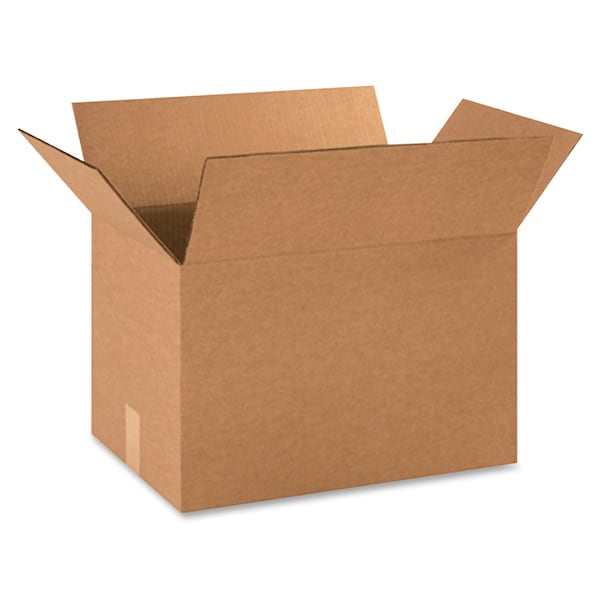 Corrugated Boxes, 18" x 12" x 12", Kraft, 25/Bundle