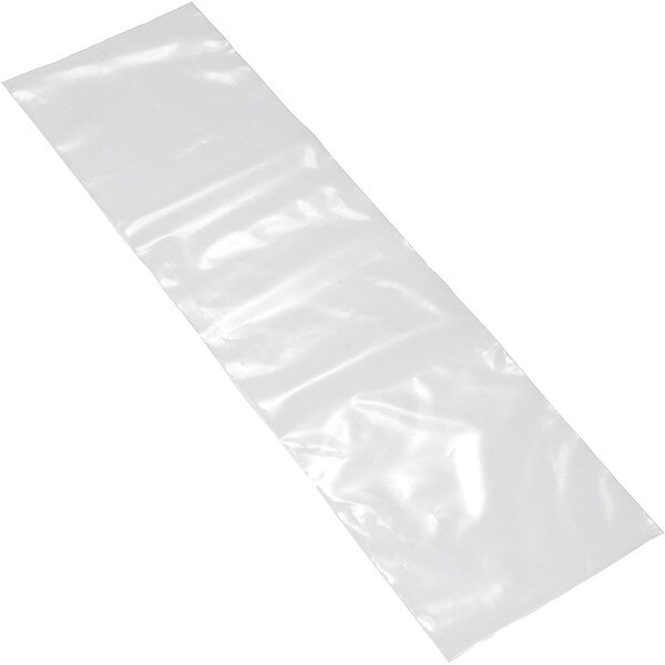 Clear Layflat Poly Bags 4 mil, 8X28, 500PK