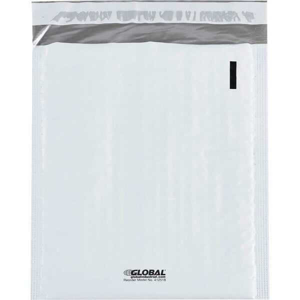 #0 Bubble Lined Poly Mailers, 6-1/2W x 10L, White, 250PK