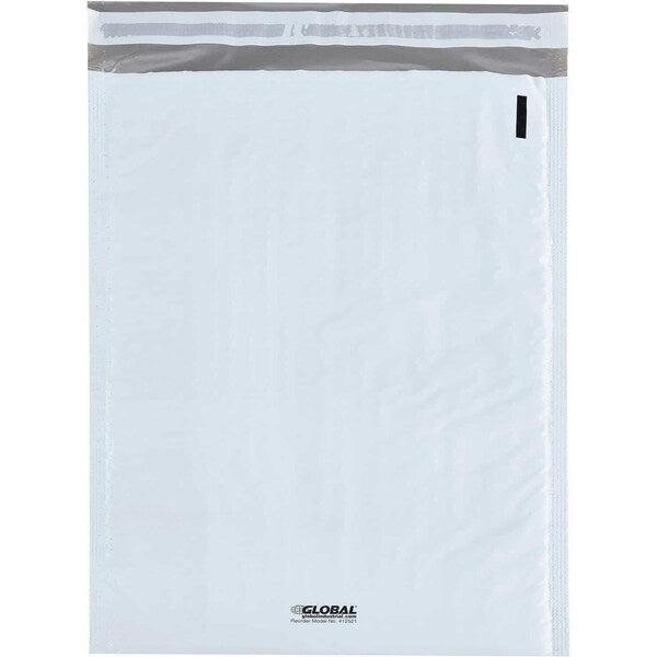 #3 Bubble Lined Poly Mailers, 8-1/2W x 14-1/2L, White, 100PK