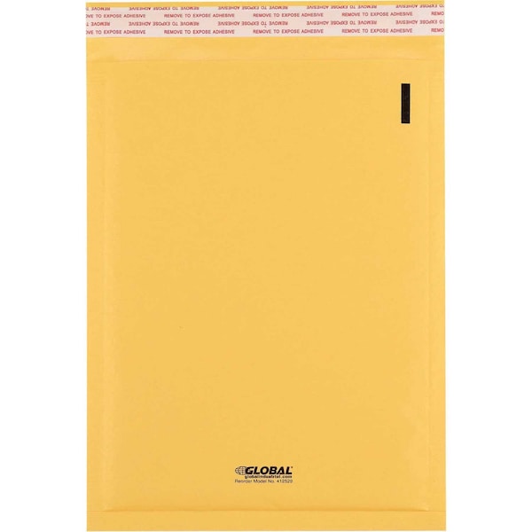 #1 Self Seal Bubble Mailers, 7-1/4W x 12L, Gold, 100PK