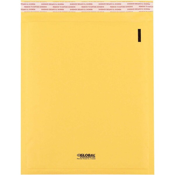 #2 Self Seal Bubble Mailers, 8-1/2W x 12L, Gold, 100PK