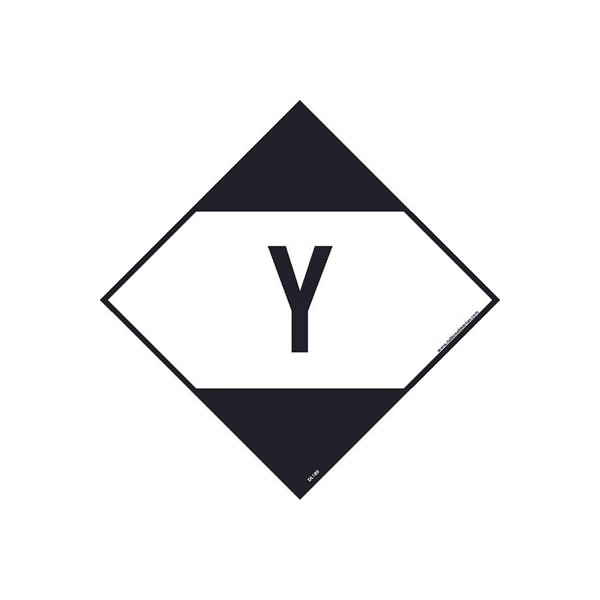Limited Quantity Y Dot Shipping Label