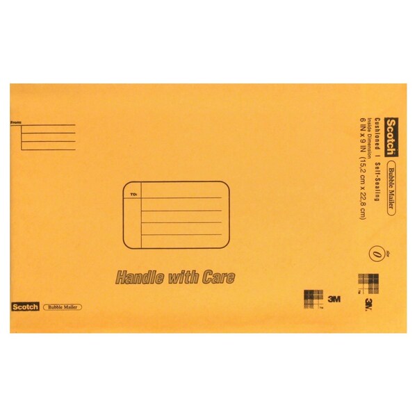 3M BUBBLE MAILER 6X9