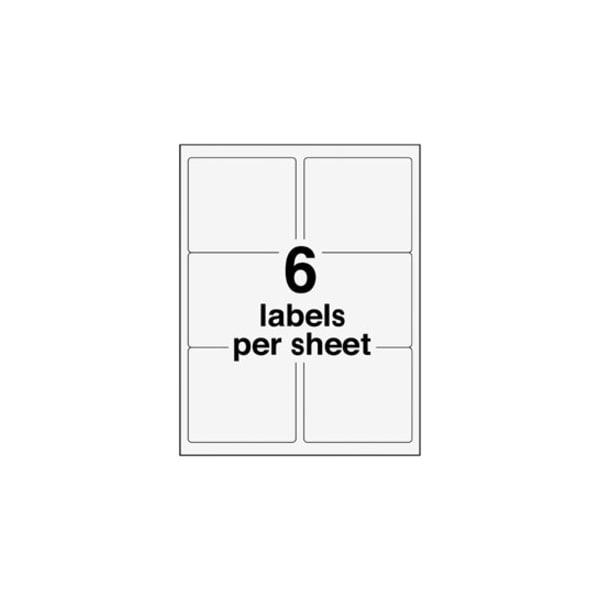 Label, Lsr/Inkjet, 4X3-1/3, We 600PK