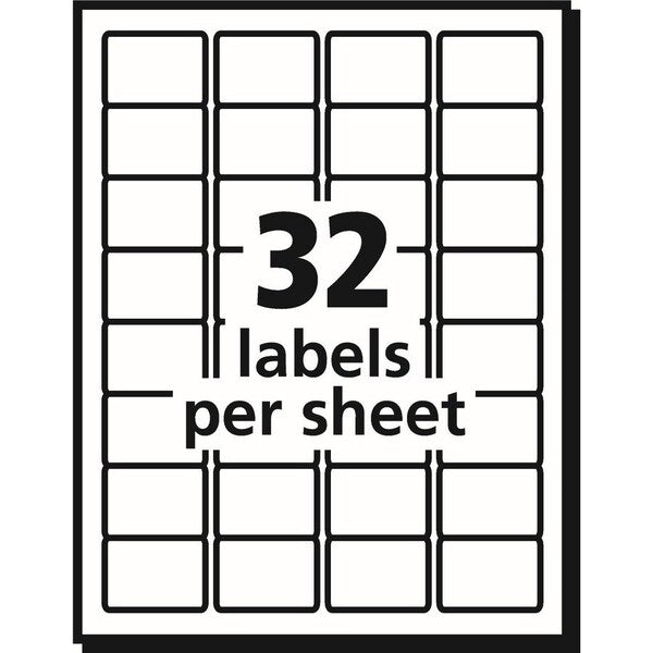 Label, Perm, Laser, 1.25X1.75 1600PK