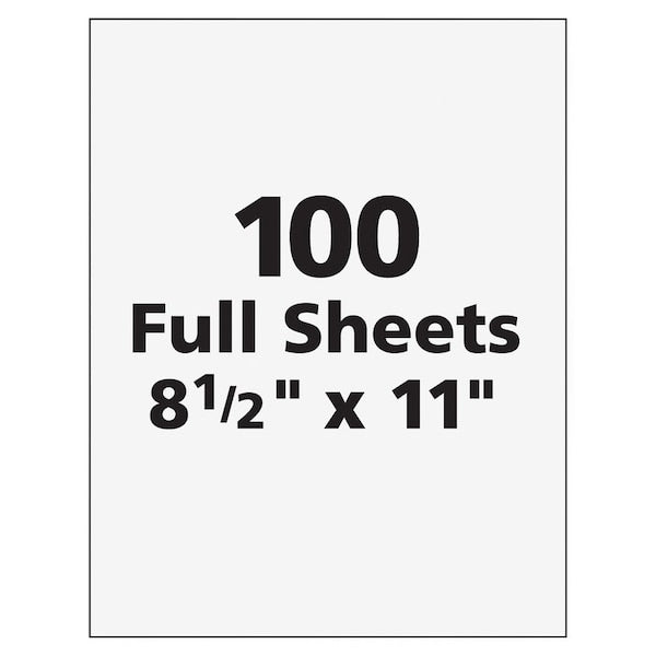 Label, Lsr/Inkjet, 8.5X11, We 100PK