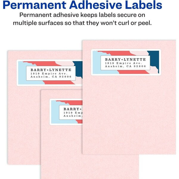 Label, Add, 30Up, 300Pk, Gclr