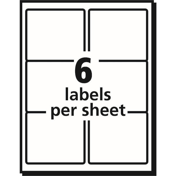 Label, Rcycld, 3.3X4,600Ct 5PK