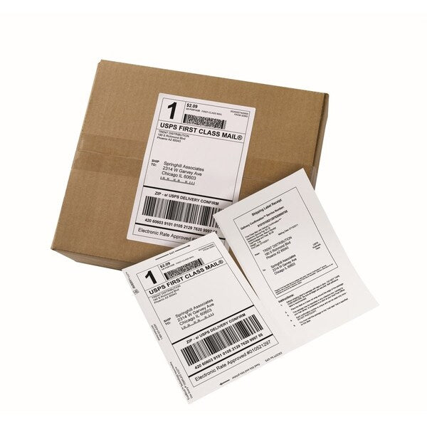 Labels, Ship, W/Rec, 100Bx, Wt 5PK