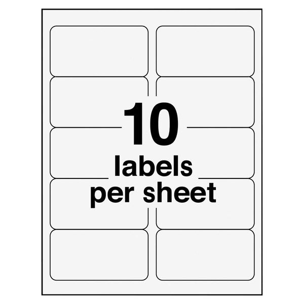 Label, Lsr/Inkjet, 4X2, We, 1M 1000PK