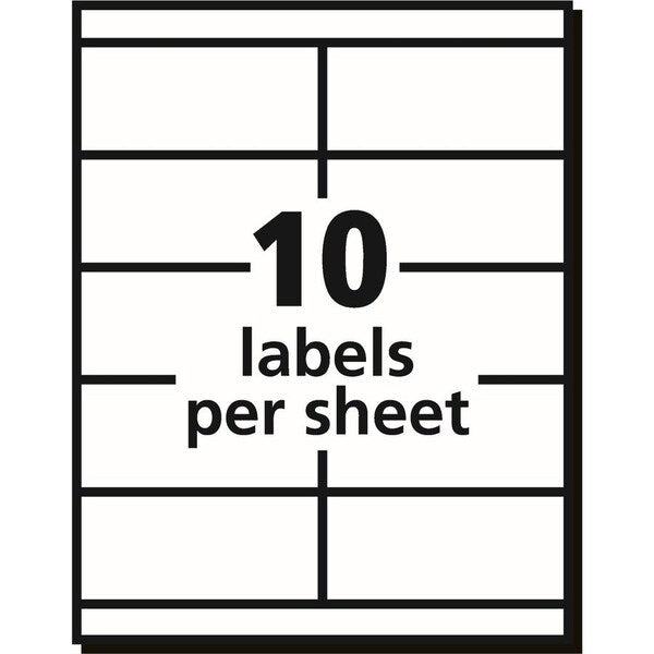 Label, Copier, 2X4.25, We, 1000 1000PK