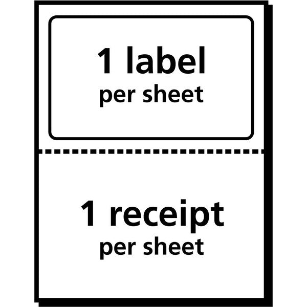 Label, Shpng, Laser, W/Receipt 50PK